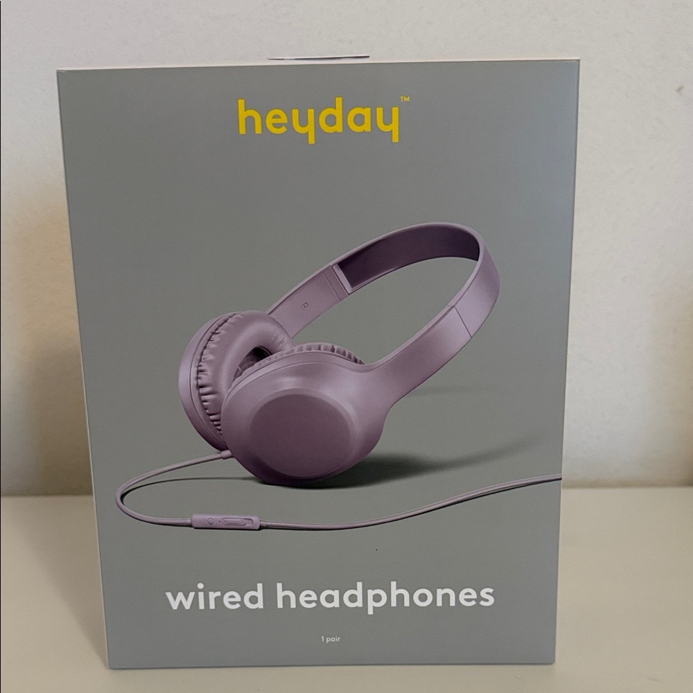 Heyday Lavender Wired Headphones